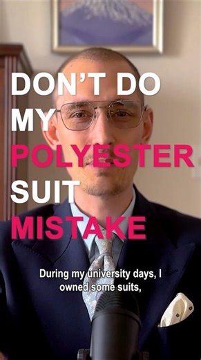 Wasting Money on Polyester Suits (Biggest Beginner Mistake)