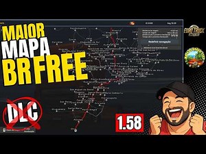 The best Brazilian map for ETS2 1.58 – Download and install for free!