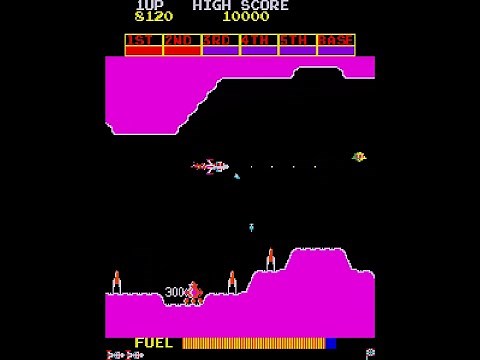 Scramble (Arcade) - 5-ALL Clear (5 Loops) 124,970 Pts