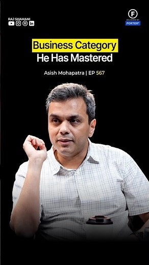 The Business Category He Has Mastered - Asish Mohapatra | Raj Shamani #shorts