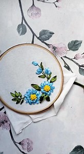 153K views · 4.6K reactions | Hello my dear friend This is my new ribbon embroidery tutorial for today | Asnimar Embroidery | Facebook