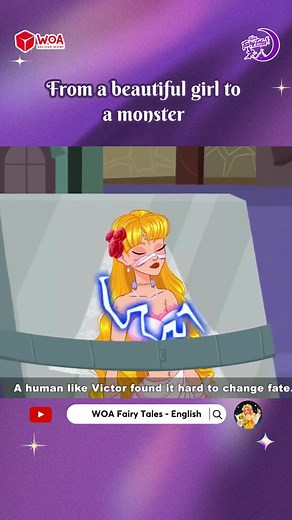 Witness the stunning journey as innocence fades, and monstrosity takes its place.#woafairytales #woavideo #woanetwork #mcn #fairytales #princess