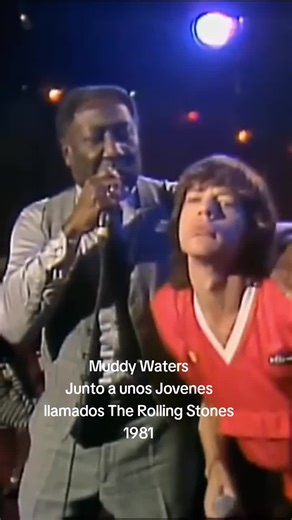 Muddy Waters feat Rolling Stones 1981 #blues #muddywaters #therollingstones