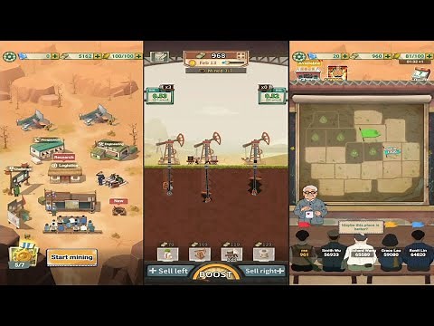 Oil Era (-by AliensIdea) - free online oil mining game for Android and iOS - gameplay.