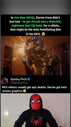 In Ant-Man (2015), Darren Cross’s Glitchy End 😭