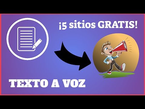 Programa de texto a voz en español | Cómo convertir de texto a voz realista GRATIS