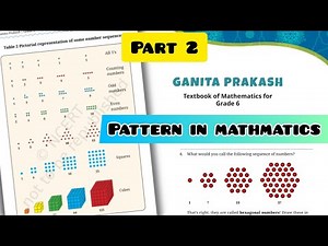 Ganit Prakash chapter 1 | Grade 6 Mathmatics | Pattern in mathmatics | Visualsing number patterns