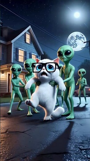 Aliens Abduct Secret Agent's Kitten 😱 #story #cat