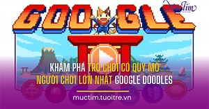 Khám phá trò chơi có quy mô người chơi lớn nhất của Google Doodles