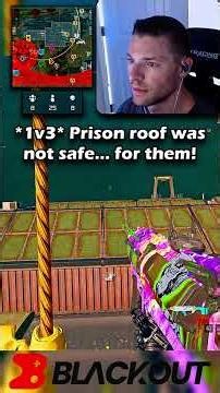 *1v3* This is how you DOMINATE prison roof! 😈#shorts