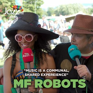 The funk-driven duo MF Robots reveal the different sensations playing in a festival and venue environment at Love Supreme Festival 2022 🎶 | Jazz FM