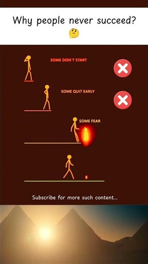 Why do people never succeed? (This is why)