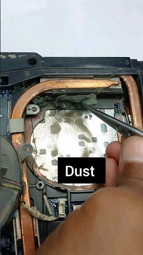 dell latitude e6500 laptop cpu fan cleaning #laptop #repair #shorts