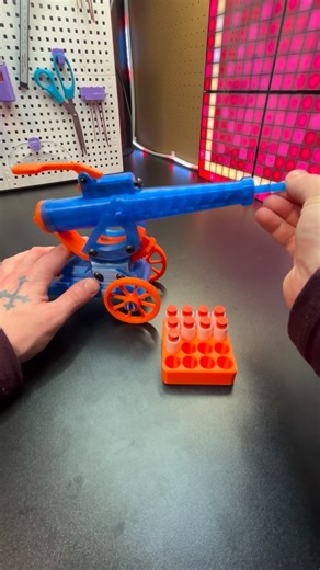 David on Instagram: "Nerf Dart Cannon 🎯🔥 #3dprintingmodel #3d #3dprint #3dprinting #nerf"