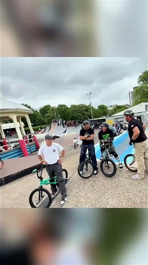 16FT+ CONCRETE BMX Bowl in Portsmouth UK!‼️ Insane BMX Riding southsea skatepark #bikes #bmx #ride