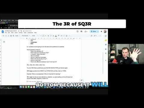 SQ3R - 3R explained - workshop recording