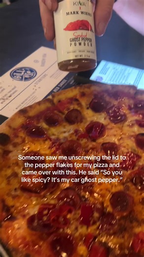 It was spicy but I need it to make me sweat #pizza #spicyfood #fyp | Pizza