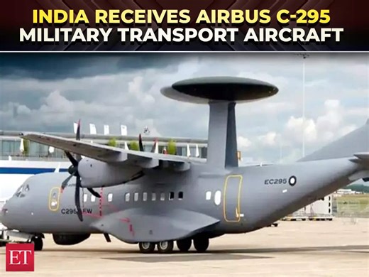 India receives Airbus C-295 military transport aircraft from Spain