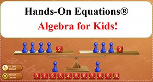 The Hands-On Equations 1 app is available for IOS, Android and Kindle devices at your app store. The app is intended for kids of age 8 and up and adults who did not have a positive experience with algebra. | Borenson Math