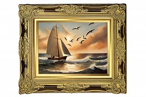 Baroque Picture Frame, Wood, Antique, Gold, Colditz Castle - Etsy