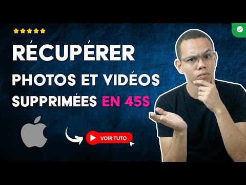 Comment Récupérer des PHOTOS et VIDÉOS Supprimées sur iPHONE en 45S