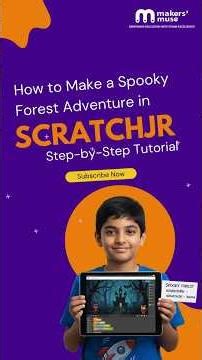 ScratchJr Spooky Forest Adventure | Fun Coding Project for Kids (Step-by-Step Tutorial)