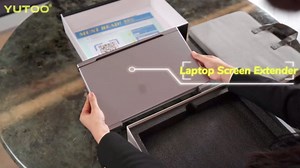YUTOO Laptop Screen Extender, 14" Portable Triple Monitor for Laptops 315° Rotate| Plug and Play| 1080P| FHD, Laptop Monitor Extender for 13.5~16.5" Laptops, HDMI/USB-A/Type-C,for Mac/Wins/Android/Dex