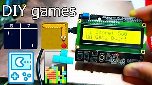 4 Amazing Arduino Games - DIY Game Console