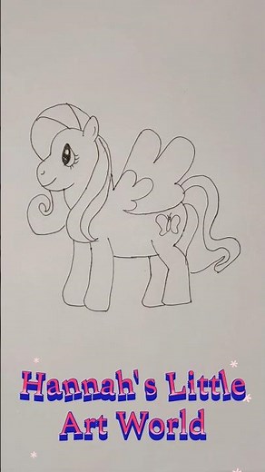 Draw Fluttershy Easily! My Little Pony Art Fun🖌️