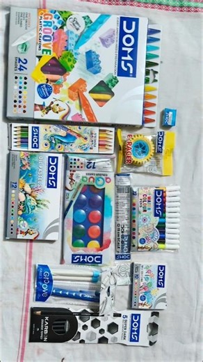 Unboxing DOMS colour kit 🖍️🔥😍 #shorts #colourkit #viral #trending #domskit #artmaterial