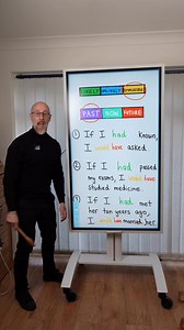 Do you know how to talk about imaginary past in English? The third conditional is used to talk about past situations that didn’t happen and their imagined past results. How to make it 🧰 (It’s complicated! 🫤😶‍🌫️🤯) �If past perfect (had past participle), would have past participle Meaning 💡 �You’re imagining a different past and saying what the result would have been. #learnenglish #Grammar #ingles #angielski | The Grammar Goat