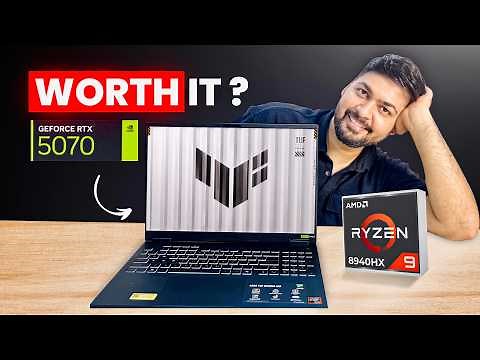 ASUS TUF A16 RTX 5070 Detailed Review | Ryzen 9 8940HX | QHD+ 165Hz | FA608PP