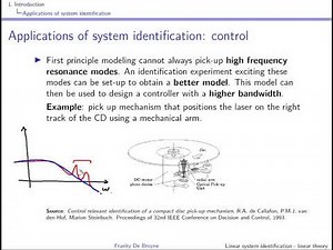 System identification (linear theory): video 1 Introduction part 1