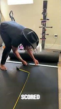How To Install Rolled Rubber Flooring | Home Gym
