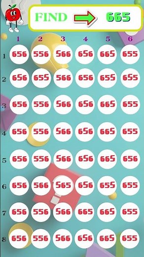 Most People Fail This Hidden Number Challenge! #quiz #eyetest #shorts #spotit