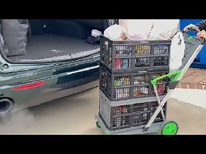 The Best Foldable Cart! CleverMade Collapsible Utility Crate Review