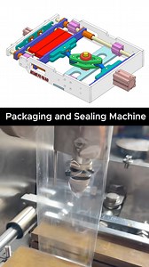 827K views · 5.3K reactions | Packaging and Sealing Machine. #3ddesign #productdesign #automation #machine #mechanism #engineering #mechanical #mechanic | Breno Cruz | Facebook