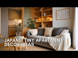 Japandi Tiny Apartment Decor Ideas | Minimalist & Elegant Makeover for Small Living Spaces