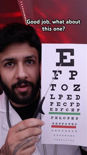 ASMR Snellen Eye Test