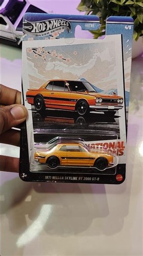 Hotwheels silver series 1971 Nissan Skyline HT 2000 GT-R 😍 || #hotwheels #diecast #shorts
