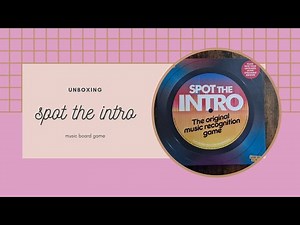 Unboxing | Spot the Intro - Music Board Game