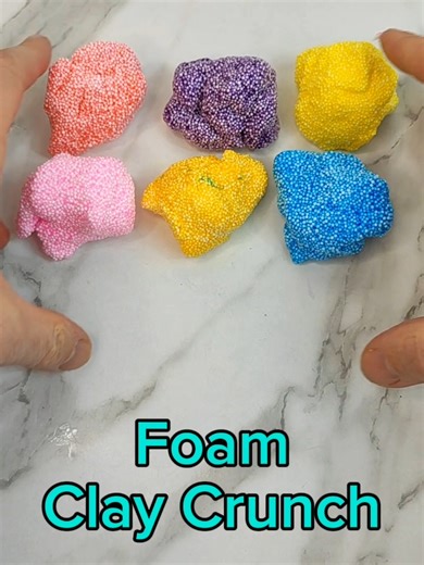 Foam Clay Demo: Experience the Crunchy Texture