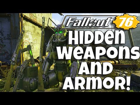Hidden Weapons And Armor in Fallout 76!