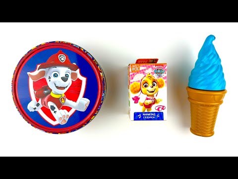 Paw Patrol Candy Box 🐶 Blue Ice Cream & Sweet Skye