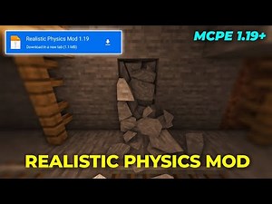Realistic Physics Mods For Minecraft PE 1.21+ | Block Breaking Physics Mods Mcpe 1.21