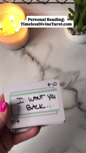 I want you back #tarotreading #tarotok