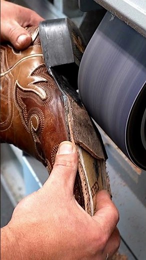 Removing the Old Sole from Cowboy Boots #cobbler #bootrepair #asmr #restoration #westernboots