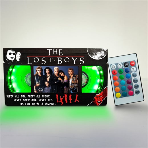 The Lost Boys VHS Lamp: Retro 80s Movie Night Light - Etsy