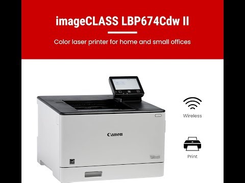 Canon Color imageCLASS LBP674Cdw II Review : Fast 35 PPM Wireless Duplex Laser Printer