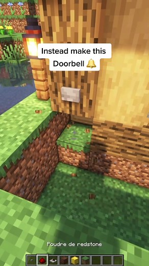 Realistic Doorbell Crafting Guide in Minecraft